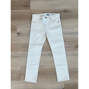 Crewcuts Slim Size 10 - Adjustable elastic waist - Cream Colored Jeans‎ - NWT